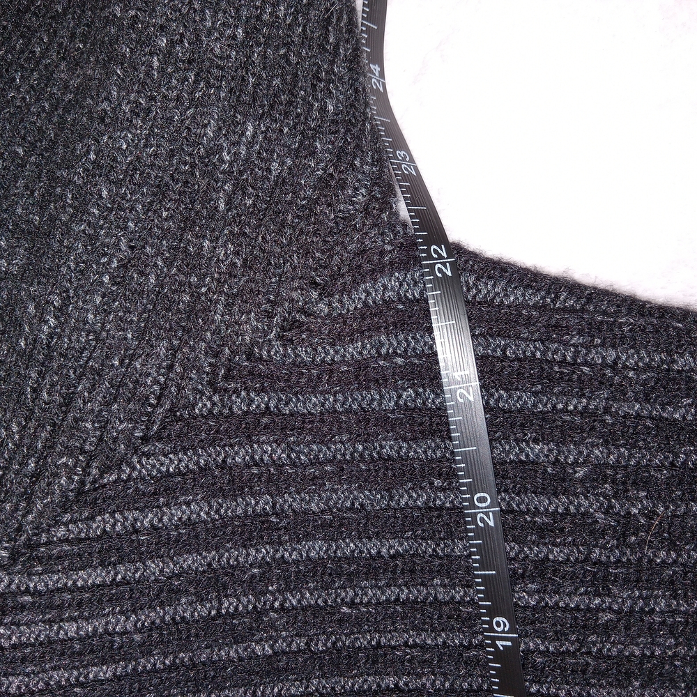 Nick Danger Mens Black Full Zip Sweater Jacket Mock Neck Hooded EUC - Picture 13 of 14